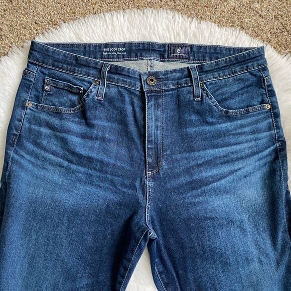 AG Adriano Goldschmied Jeans The Jodi Crop High Rise Slim Flare Skinny Fit 31 R - Picture 3 of 15